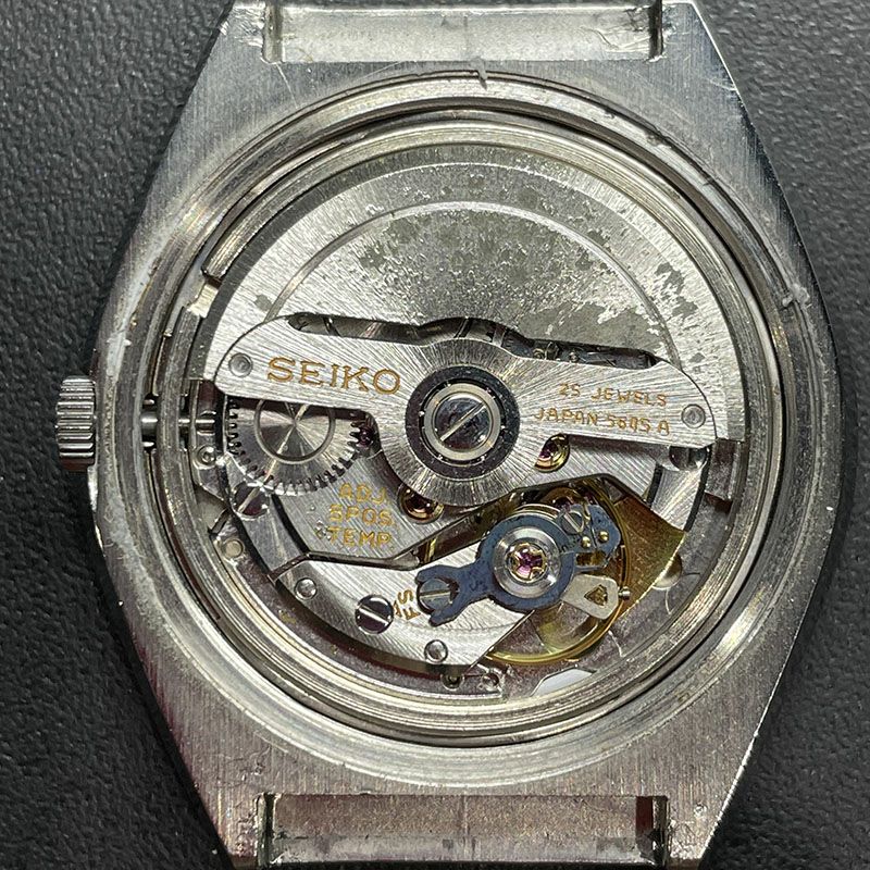 【栗】【OH済】グランドセイコー【GRANDSEIKO】56GSハイビートオートマティック5645-8000メンズシルバーステンレススティール腕時計時計56GSHI-BEATAUTOMATICSILVERSSヴィンテージ【中古】