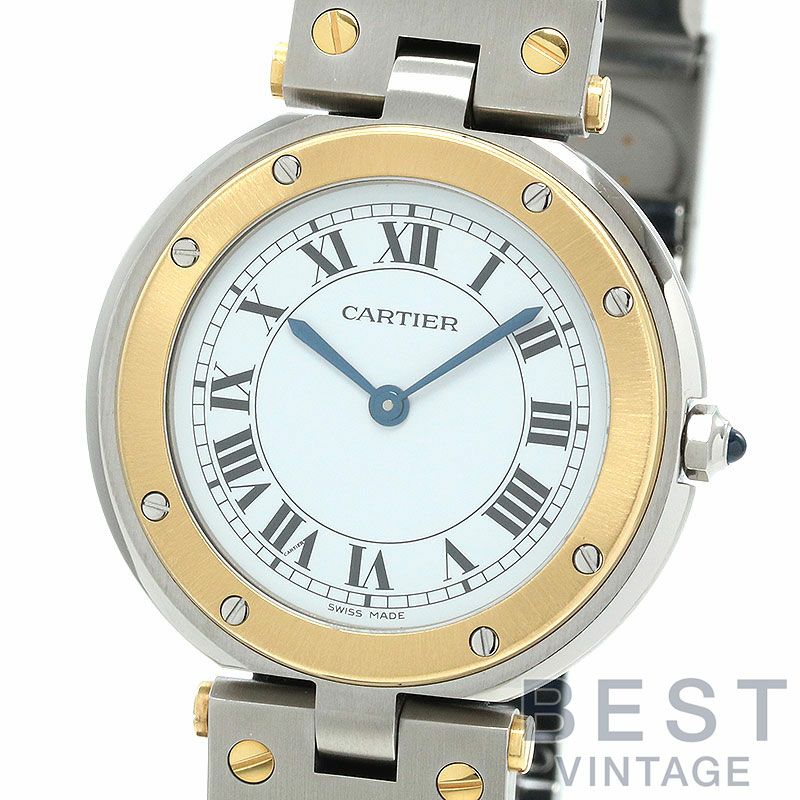 中古】CARTIER SANTOS VENDOME WATCH LARGE MODEL カルティエ サントス