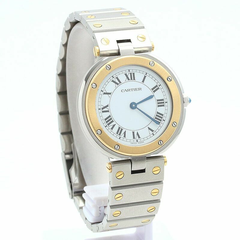 中古】CARTIER SANTOS VENDOME WATCH LARGE MODEL カルティエ サントス 