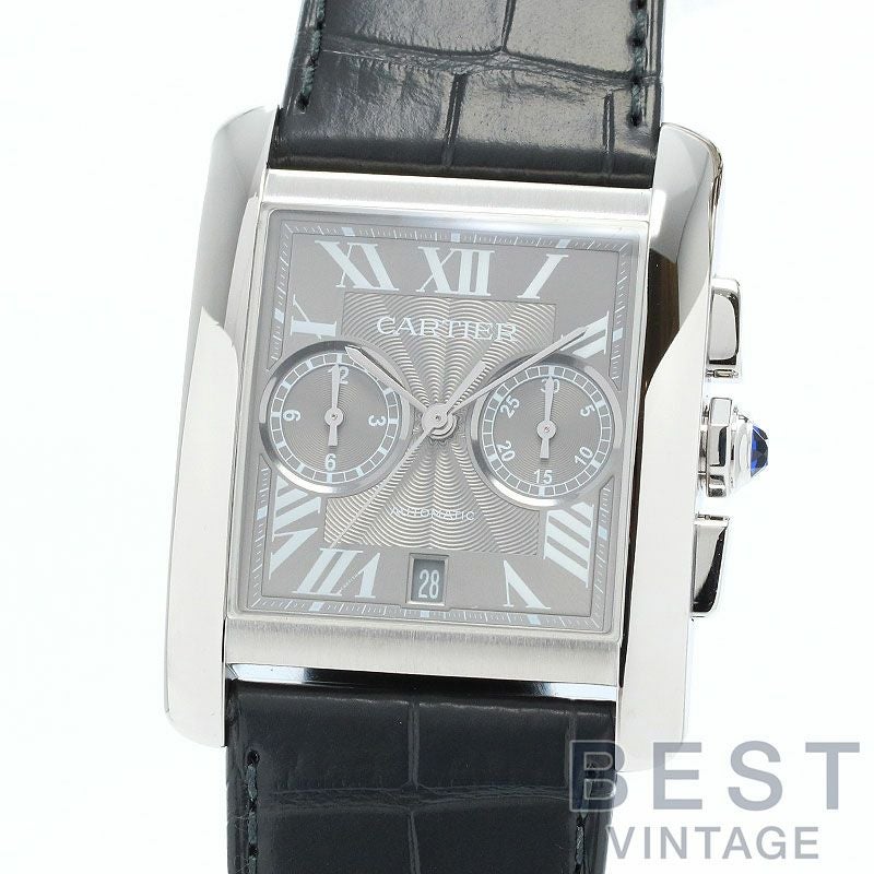 中古】CARTIER TANK MC CHRONOGRAPH カルティエ タンクMC クロノ 中古】CARTIER TANK MC CHRONOGRAPH カルティエ タンクMC クロノ