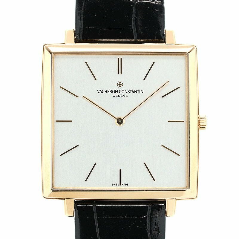 【仮】ヴァシュロンコンスタンタン【VACHERONCONSTANTIN】ヒストリークエクストラフラット196843043/000R-9592メンズシルバー18Kローズゴールド腕時計時計HISTORIQUEULTRA-FINE1968SILVERK18RG【中古】