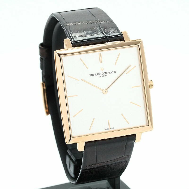 【仮】ヴァシュロンコンスタンタン【VACHERONCONSTANTIN】ヒストリークエクストラフラット196843043/000R-9592メンズシルバー18Kローズゴールド腕時計時計HISTORIQUEULTRA-FINE1968SILVERK18RG【中古】