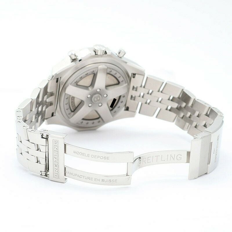 【仮】ブライトリング【BREITLING】ベントレー6.75スピードA44364(A444B59SP)メンズブラックステンレススティール腕時計時計BENTLEY6.75SPEEDBLACKSS【中古】