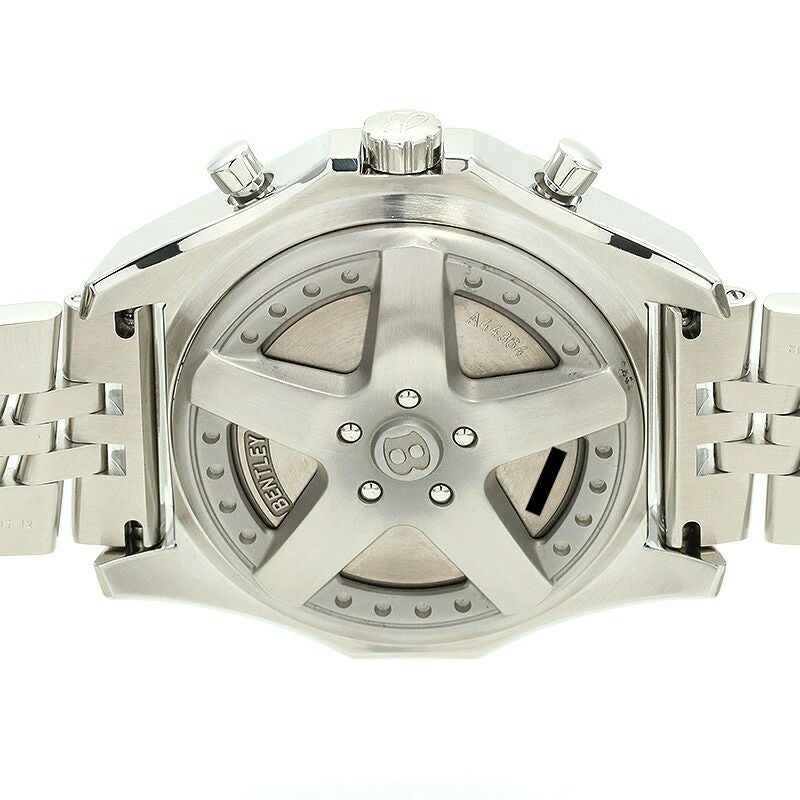 【仮】ブライトリング【BREITLING】ベントレー6.75スピードA44364(A444B59SP)メンズブラックステンレススティール腕時計時計BENTLEY6.75SPEEDBLACKSS【中古】