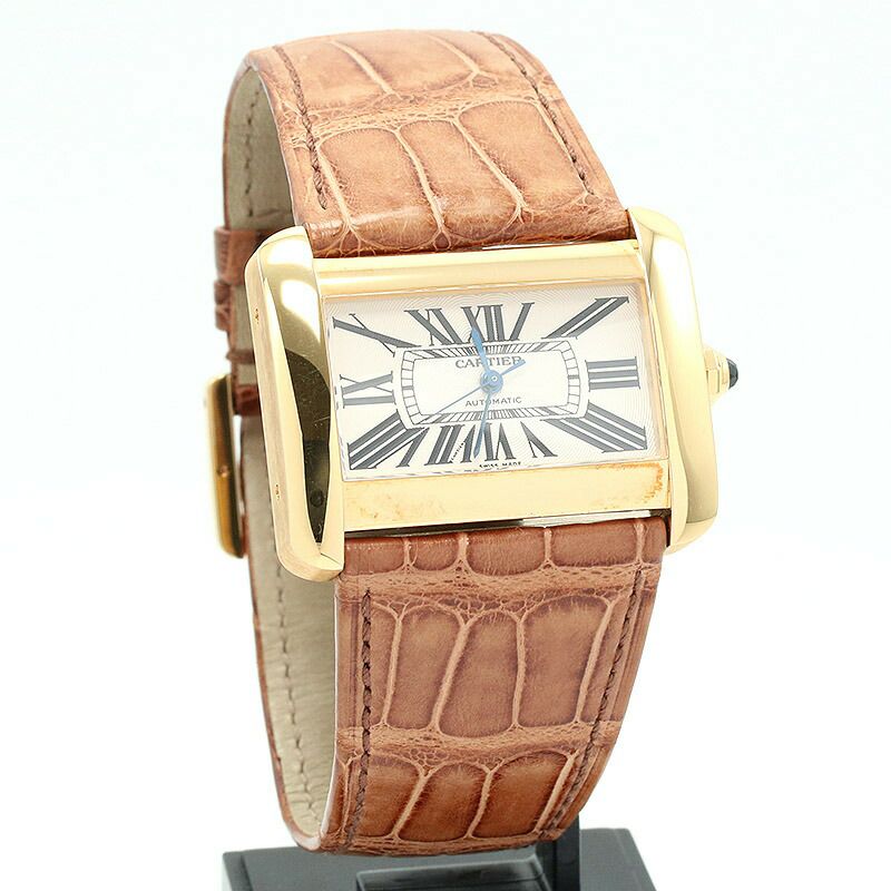中古】CARTIER TANK DIVAN WATCH LARGE MODEL カルティエ タンク