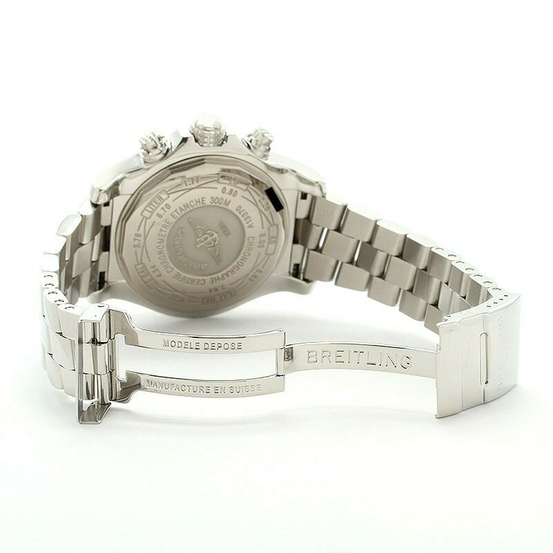 【仮】ブライトリング【BREITLING】スーパーアベンジャーA13370(A337B07PRS)メンズブラックステンレススティール腕時計時計SUPERAVENGERBLACKSS【中古】