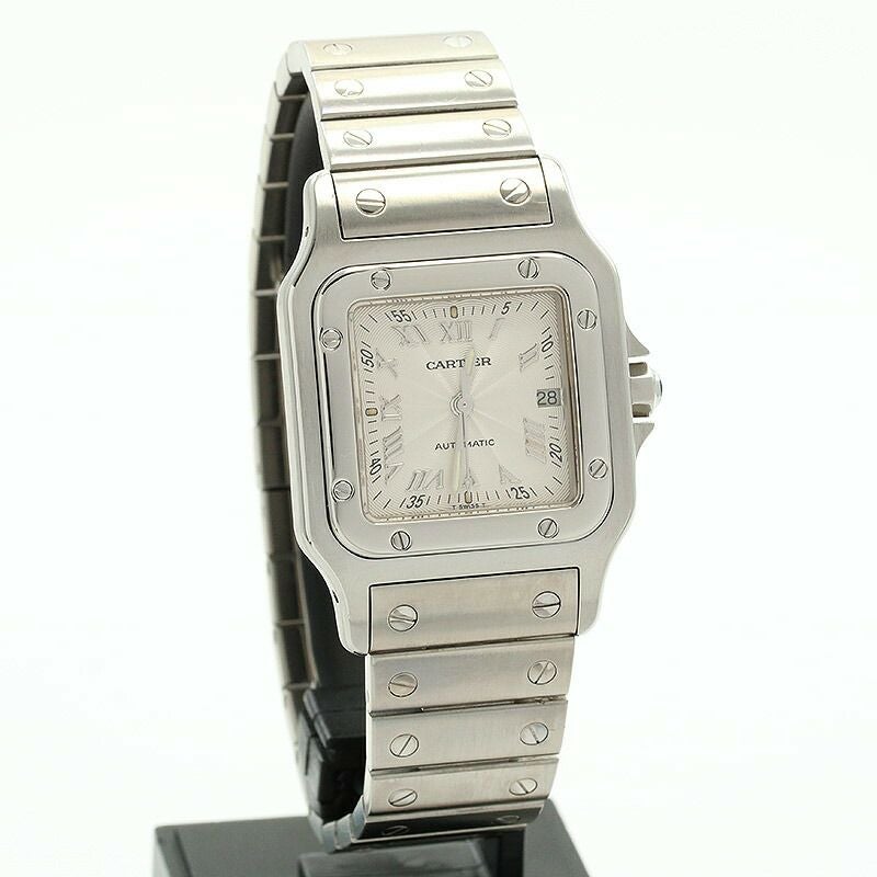 中古】CARTIER SANTOS GALBEE LARGE MODEL カルティエ サントスガルベ