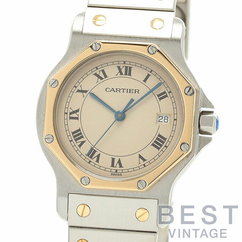中古】CARTIER SANTOS RONDE LARGE MODEL / SANTOS OCTAGON LARGE