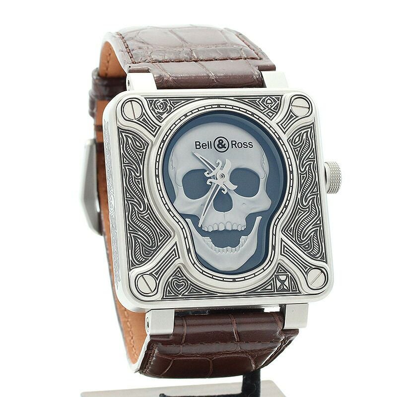 中古】BELL & ROSS BR 01-92 BURNING SKULL LIMITED EDITION OF 500 【非売品】Blood Brothers skull Best