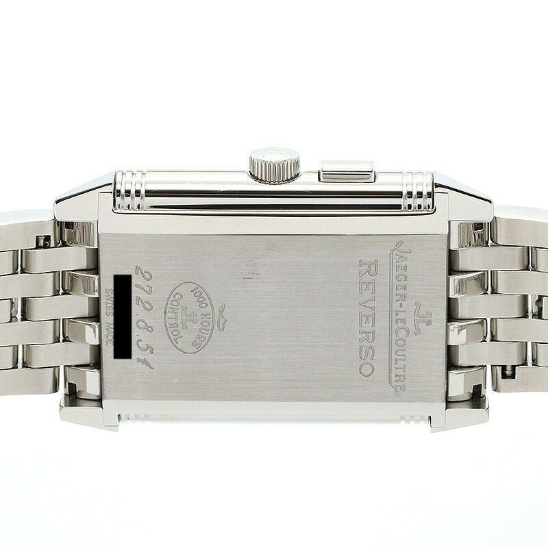 【山】ジャガールクルト【JAEGER-LECOULTRE】レベルソデュオQ2718110(272.8.54)メンズシルバー/グレーステンレススティール腕時計時計REVERSODUOSILVER/GREYSS【中古】