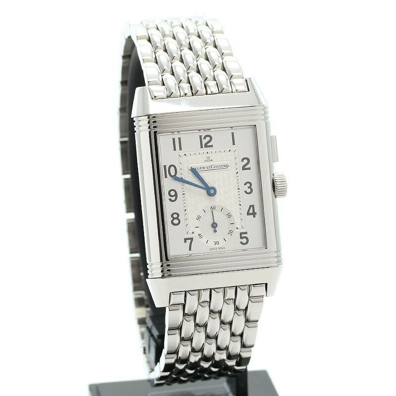 【山】ジャガールクルト【JAEGER-LECOULTRE】レベルソデュオQ2718110(272.8.54)メンズシルバー/グレーステンレススティール腕時計時計REVERSODUOSILVER/GREYSS【中古】