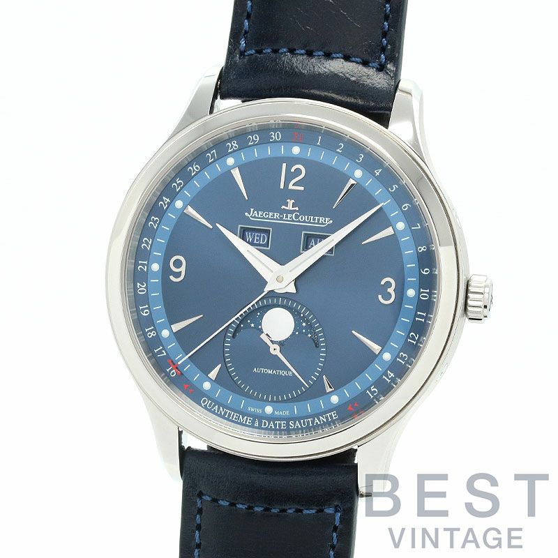 【仮】ジャガールクルト【JAEGERLECOULTRE】マスターコントロールカレンダーQ4148480(830.8.A6.S)メンズブルーステンレススティール腕時計時計MASTERCONTROLCALENDARBLUESS【中古】