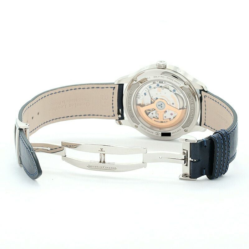 【仮】ジャガールクルト【JAEGERLECOULTRE】マスターコントロールカレンダーQ4148480(830.8.A6.S)メンズブルーステンレススティール腕時計時計MASTERCONTROLCALENDARBLUESS【中古】