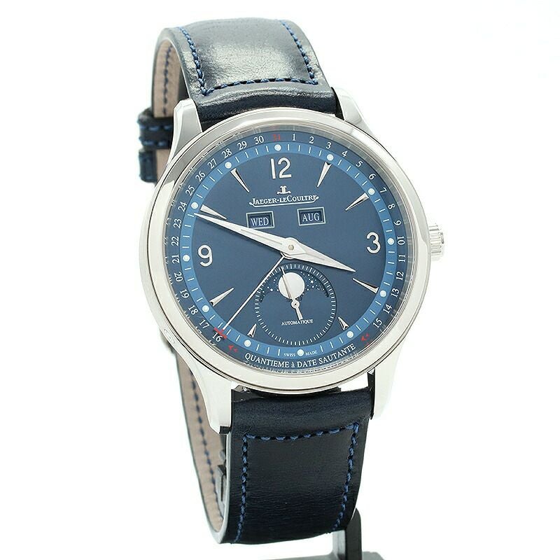 【仮】ジャガールクルト【JAEGERLECOULTRE】マスターコントロールカレンダーQ4148480(830.8.A6.S)メンズブルーステンレススティール腕時計時計MASTERCONTROLCALENDARBLUESS【中古】