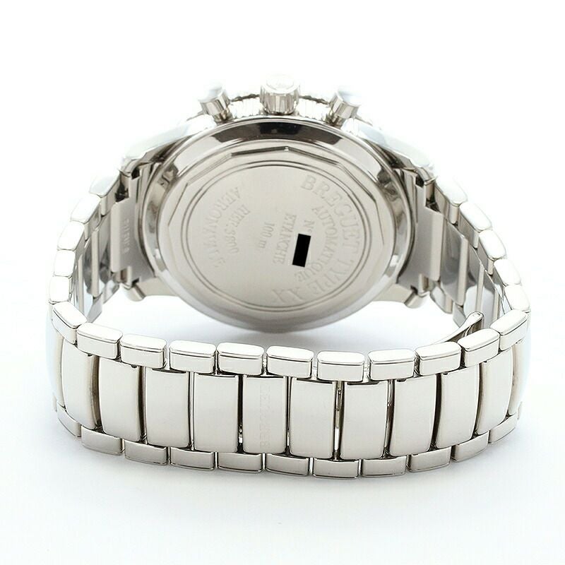 【仮】ブレゲ【BREGUET】アエロナバルタイプXX3800ST/92/SW9メンズブラックステンレススティール腕時計時計AERONAVALETYPEXXBLACKSS【中古】