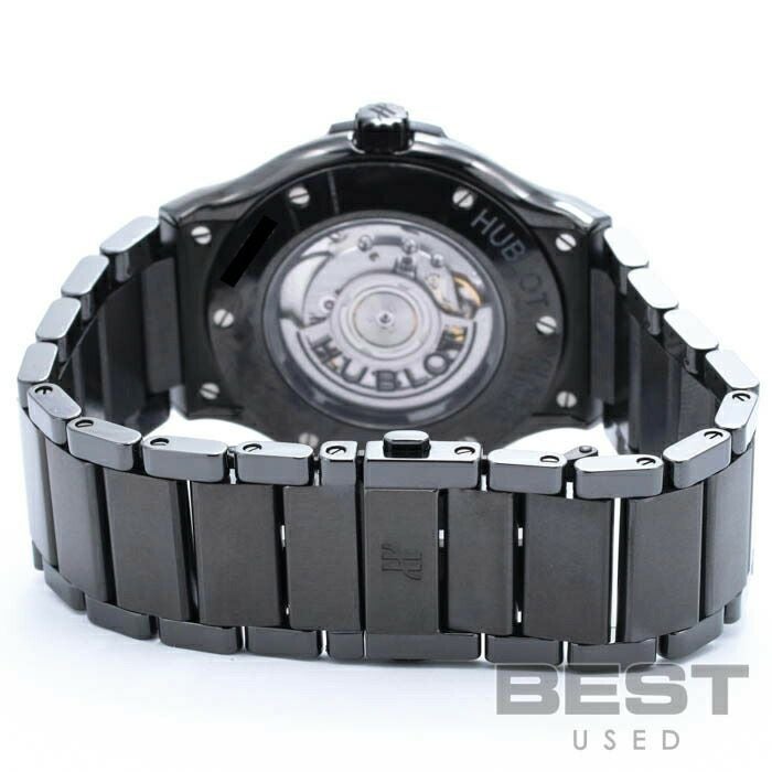 【仮】ウブロ【HUBLOT】クラシックフュージョンブラックマジック510.CM.1170.CMメンズブラックセラミック腕時計時計CLASSICFUSIONBLACKMAGICBLACKCE【中古】