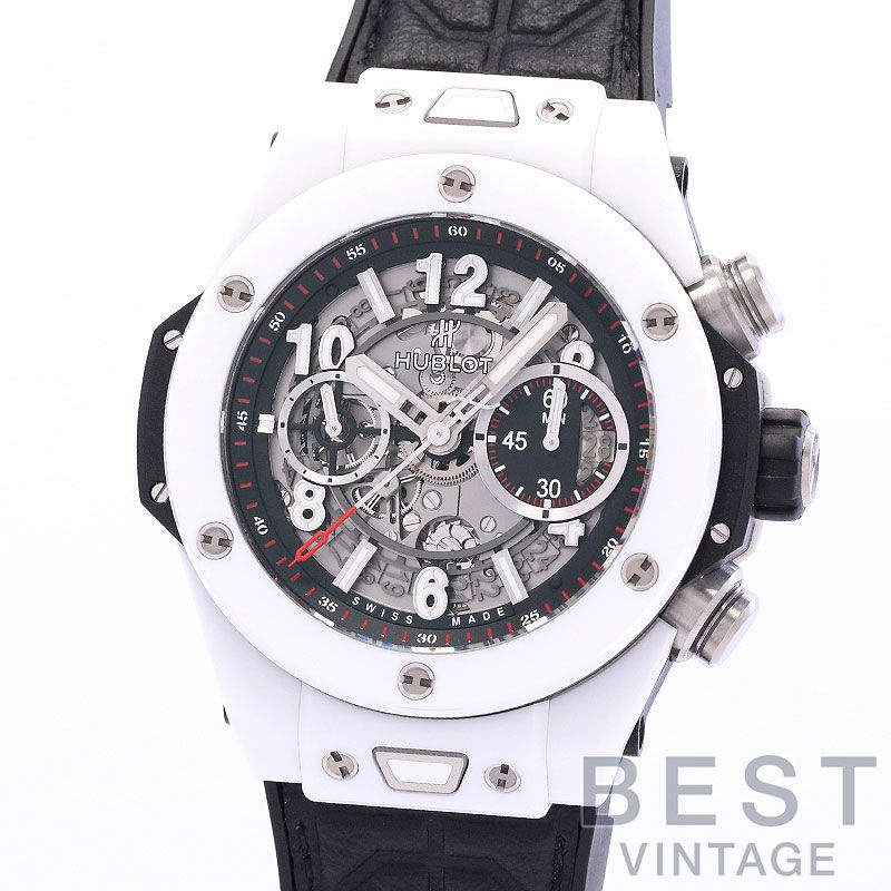 【中古】HUBLOT  BIG BANG UNICO WHITE CERAMIC  ウブロ ビッグ・バン ウニコ ホワイト セラミック 411.HX.1170.RX