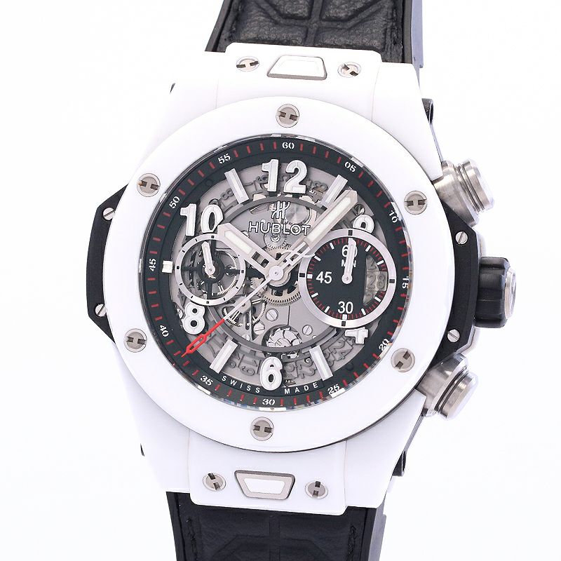 【中古】HUBLOT  BIG BANG UNICO WHITE CERAMIC  ウブロ ビッグ・バン ウニコ ホワイト セラミック 411.HX.1170.RX