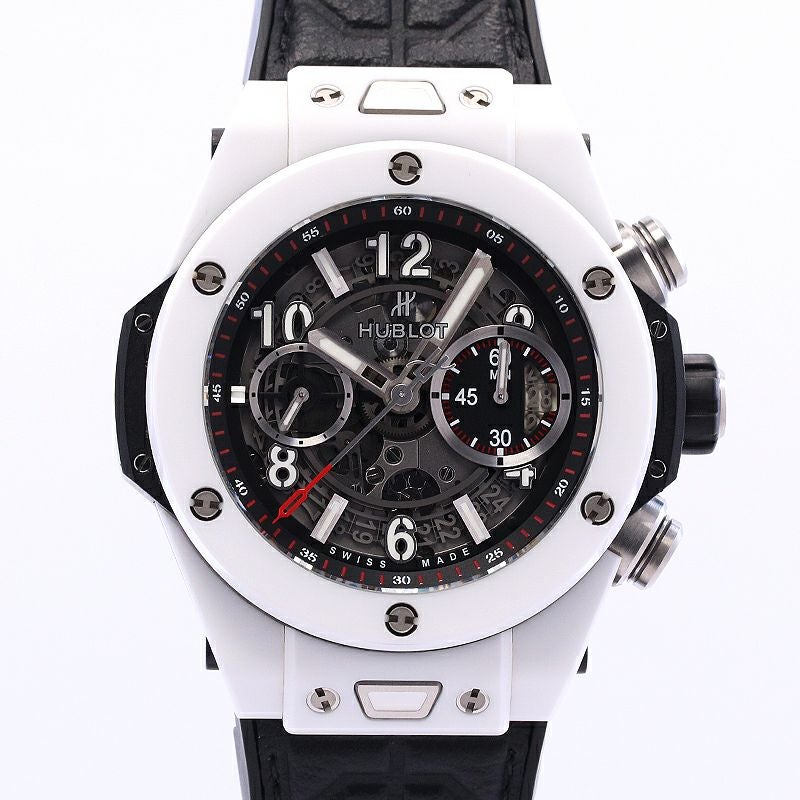 【中古】HUBLOT  BIG BANG UNICO WHITE CERAMIC  ウブロ ビッグ・バン ウニコ ホワイト セラミック 411.HX.1170.RX