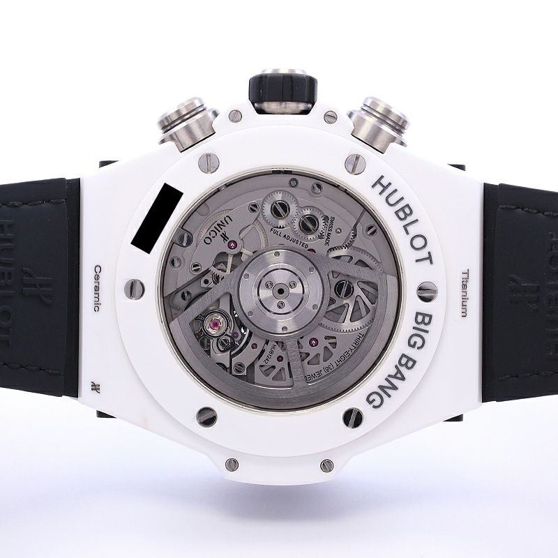 【中古】HUBLOT  BIG BANG UNICO WHITE CERAMIC  ウブロ ビッグ・バン ウニコ ホワイト セラミック 411.HX.1170.RX