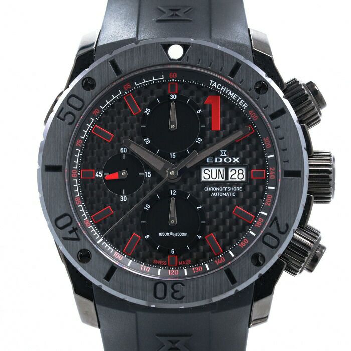 中古】EDOX CLASS ONE CHRONO OFFSHORE 1 エドックス クラスワン 