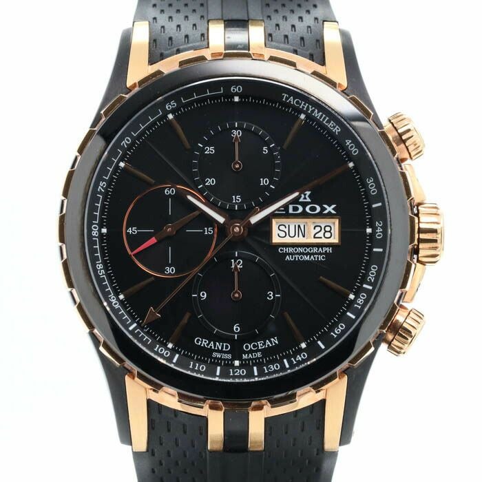 中古】EDOX GRAND OCEAN CHRONOGRAPH エドックス グランドオーシャン