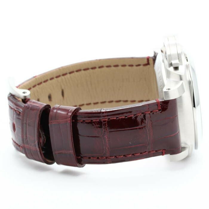 【仮】オフィチーネ・パネライ【OFFICINEPANERAI】ルミノール19503デイズGMTアッチャイオPAM00321(OP6902)メンズブラックステンレススティール腕時計時計LUMINOR19503DAYSGMTACCIAIOBLACKSS【中古】