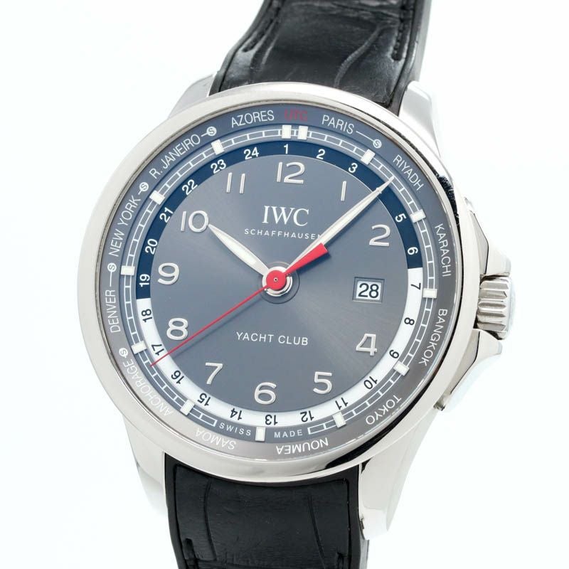 【中古】IWC  PORTUGUESE YACHT CLUB WORLD TIMER  アイ・ダブリュー・シー ポルトギーゼ ヨットクラブ ワールドタイマー 世界限定500本 IW326602