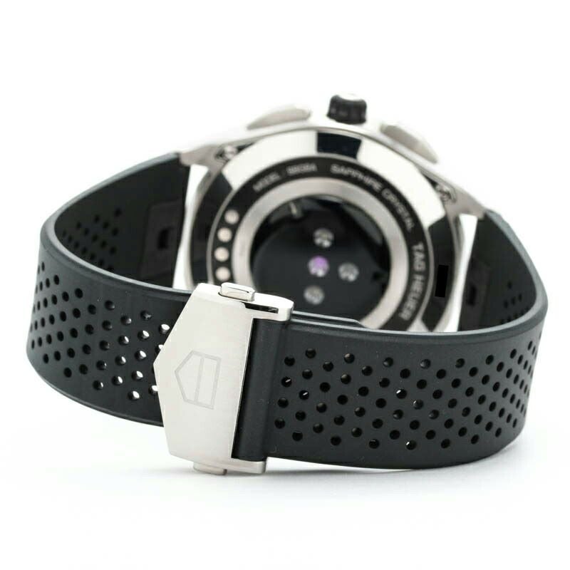 【仮】タグ・ホイヤー【TAGHEUER】コネクテッドSBG8A12.BT6219メンズブラックステンレススティール腕時計時計CONNECTEDBLACKSS【中古】