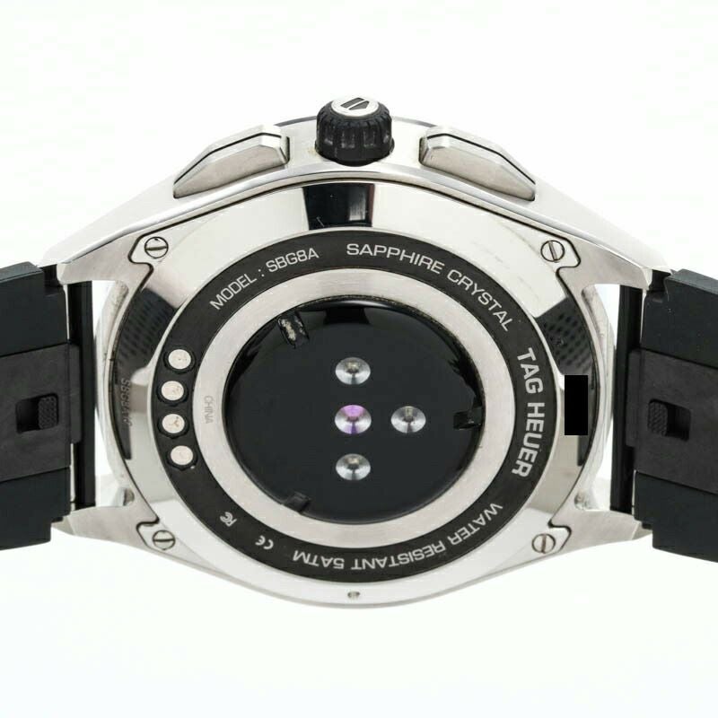 【仮】タグ・ホイヤー【TAGHEUER】コネクテッドSBG8A12.BT6219メンズブラックステンレススティール腕時計時計CONNECTEDBLACKSS【中古】
