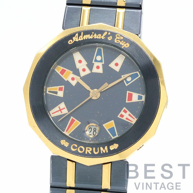 【中古】CORUM  ADMIRAL’S CUP  コルム アドミラルズカップ ガンブルー 39.610.31V52B