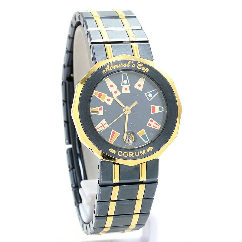 【中古】CORUM  ADMIRAL’S CUP  コルム アドミラルズカップ ガンブルー 39.610.31V52B