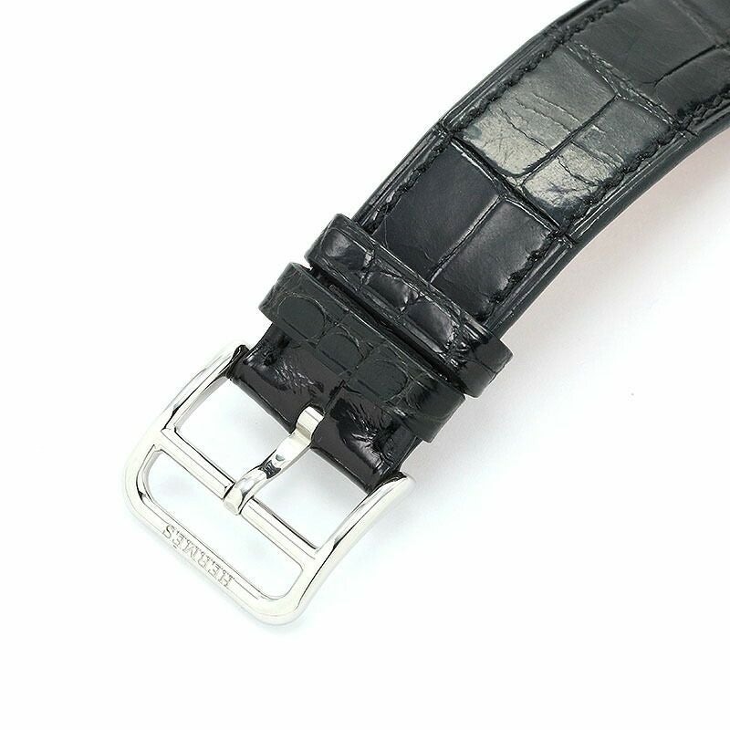 【仮】エルメス【HERMES】ケープコッドドゥブルトゥールCC3.730(W047692WW00)レディースブラックステンレススティール腕時計時計CAPECODDOUBLETOURBLACKSS【中古】