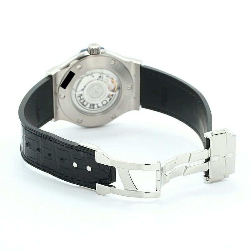 【仮】ウブロ【HUBLOT】クラシックフュージョンチタニウムディープブルー日本限定542.NX.6670.LR.JPN18メンズディープブルーチタン腕時計時計CLASSICFUSIONTITANIUMDEEPBLUEDEEPBLUETI【中古】