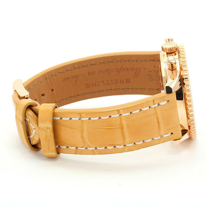 【仮】ブライトリング【BREITLING】ナビタイマー01RB0120(R022B49WBA)メンズブラック/シルバーK18ピンクゴールド腕時計時計NAVITIMER01BLACK/SILVERK18PG【中古】