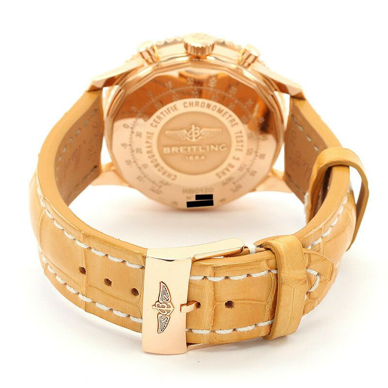 【仮】ブライトリング【BREITLING】ナビタイマー01RB0120(R022B49WBA)メンズブラック/シルバーK18ピンクゴールド腕時計時計NAVITIMER01BLACK/SILVERK18PG【中古】