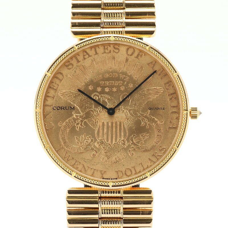 中古】CORUM COIN WATCH 1895 20 DOLLARS DOUBLE EAGLE コルム コイン