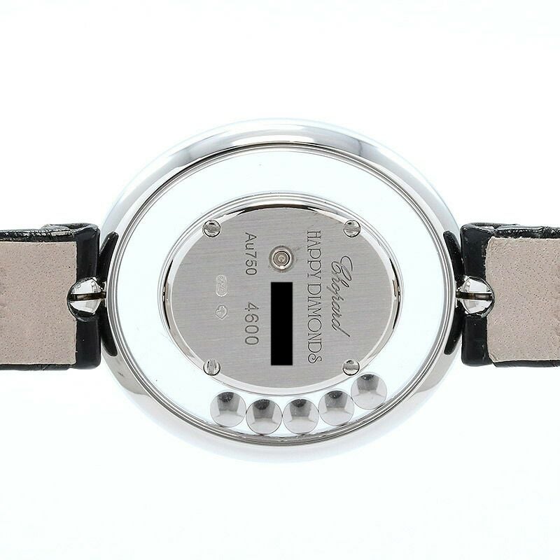 【仮】ショパール【CHOPARD】ハッピーダイヤモンドアイコン204292-1201レディースホワイトシェルK18ホワイトゴールド腕時計時計HAPPYDIAMONDSICONSWHITESHELLK18WG【中古】