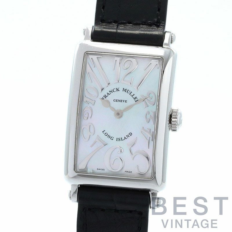 【中古】FRANCK MULLER  LONG ISLAND MOTHER OF PEARL RELIEF  フランク・ミュラー ロングアイランド マザーオブパール レリーフ 902QZRELMOP