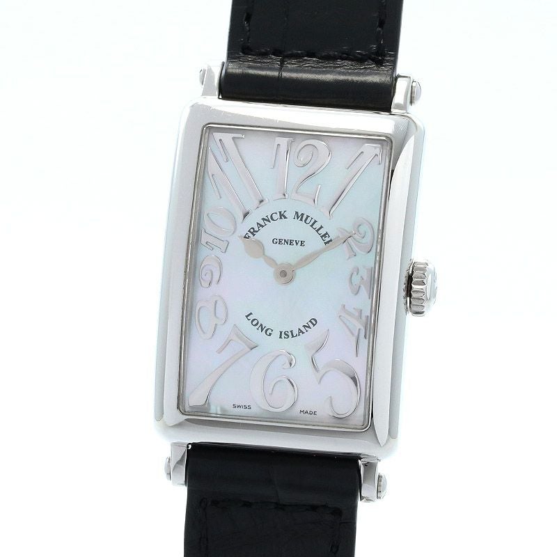 【中古】FRANCK MULLER  LONG ISLAND MOTHER OF PEARL RELIEF  フランク・ミュラー ロングアイランド マザーオブパール レリーフ 902QZRELMOP