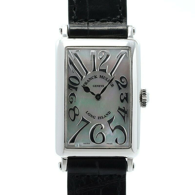 【中古】FRANCK MULLER  LONG ISLAND MOTHER OF PEARL RELIEF  フランク・ミュラー ロングアイランド マザーオブパール レリーフ 902QZRELMOP