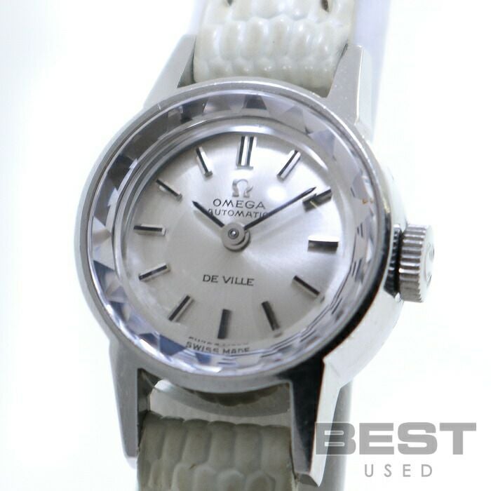 【仮】オメガ【OMEGA】デ・ヴィル551.044レディースシルバーステンレススティール腕時計時計DE-VILLESILVERSS【中古】