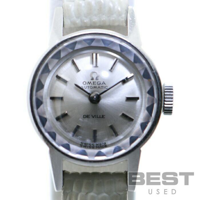 【仮】オメガ【OMEGA】デ・ヴィル551.044レディースシルバーステンレススティール腕時計時計DE-VILLESILVERSS【中古】