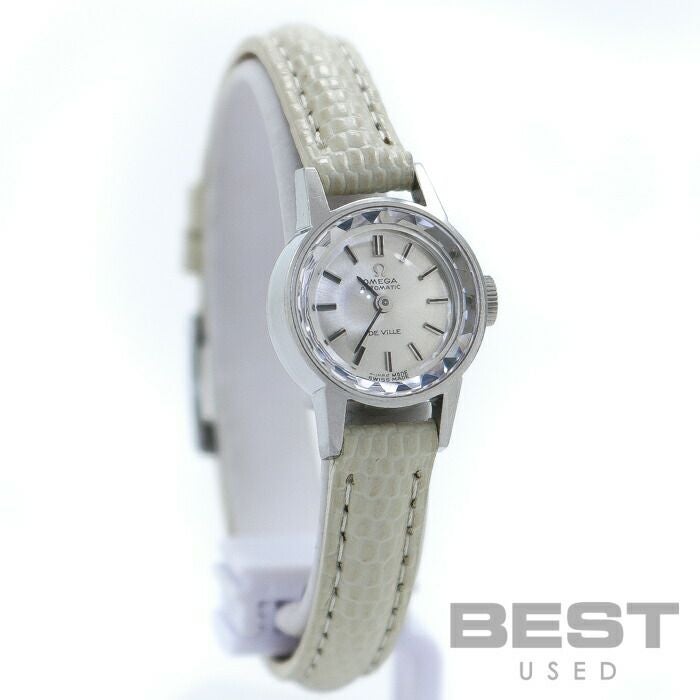 【仮】オメガ【OMEGA】デ・ヴィル551.044レディースシルバーステンレススティール腕時計時計DE-VILLESILVERSS【中古】