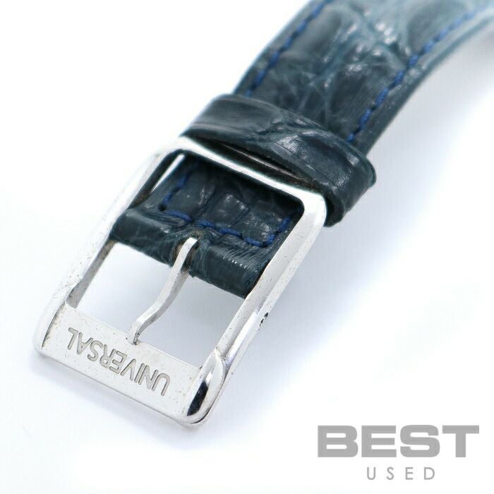 【仮】ユニバーサルジュネーブ【UNIVERSALGENEVE】コンパックス884.495/165メンズシルバーステンレススティール腕時計時計COMPAXSILVERSS【中古】