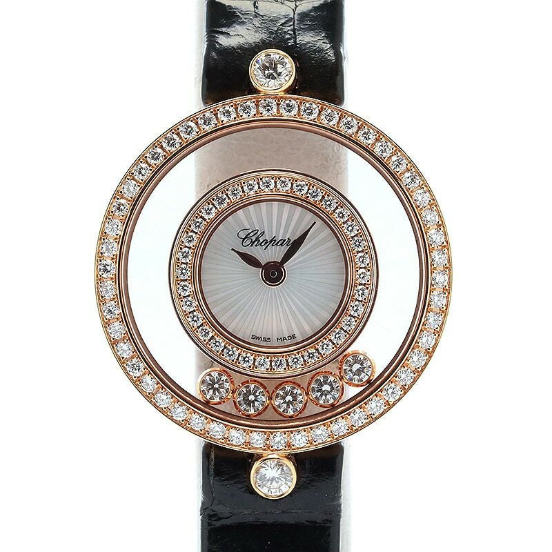 【中古】CHOPARD  HAPPY DIAMOND ICON WATCH  ショパール ハッピーダイヤモンド アイコン ウォッチ 203957-5214