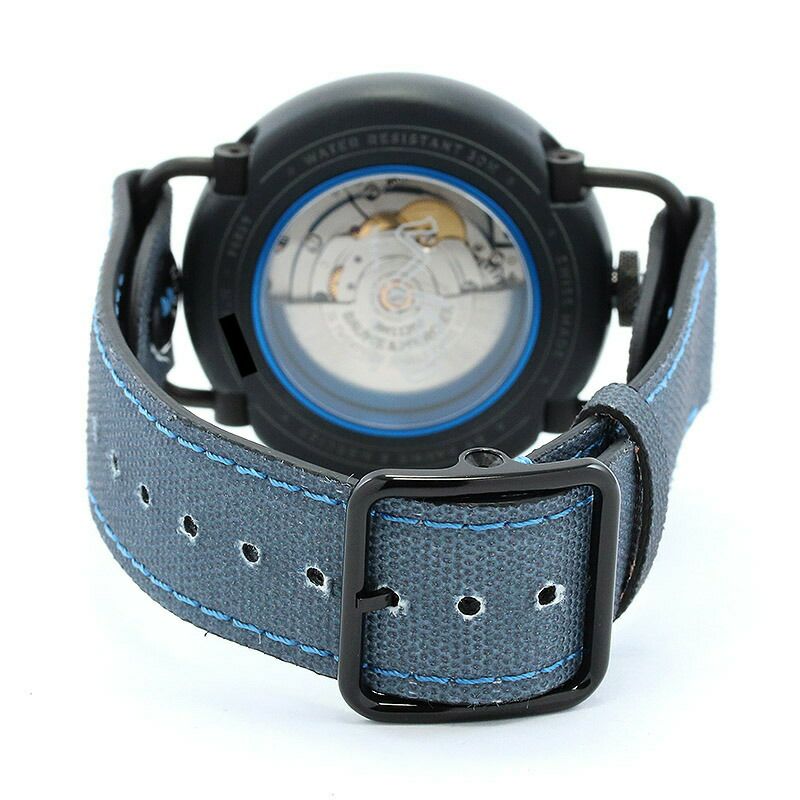 再値下BAUME＆MERCIERボーム＆メルシエリネア ブルーシェル腕時計動作品 中古】BAUME & MERCIER BAUME OCEAN LIMITED EDITION ボーム＆メルシェ