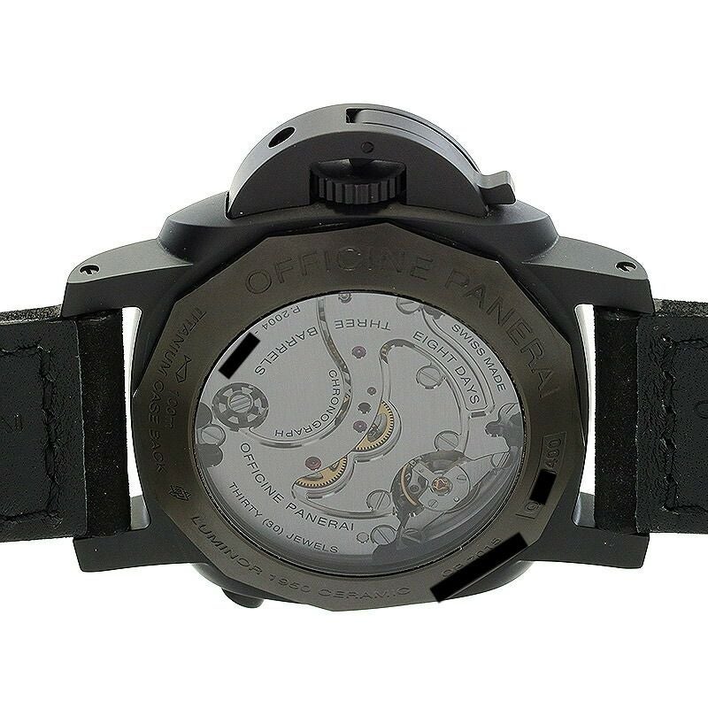 【中古】PANERAI  LUMINOR CHRONO MONOPULSANTE 8 DAYS GMT  オフィチーネ・パネライ ルミノールクロノ モノプルサンテ 8デイズ GMT PAM00317