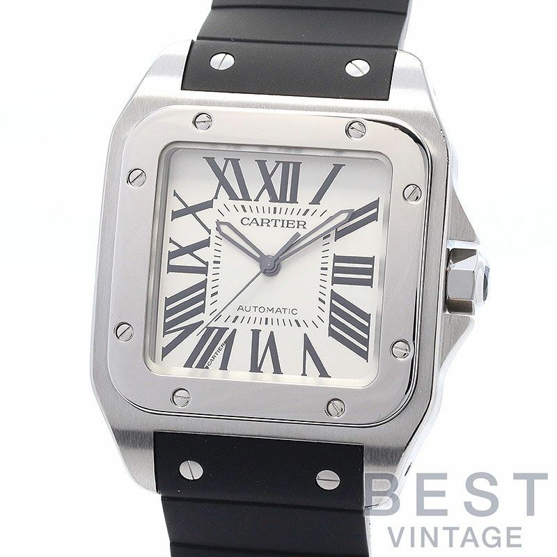 中古】CARTIER SANTOS 100 LM カルティエ サントス100 LM W20073X8