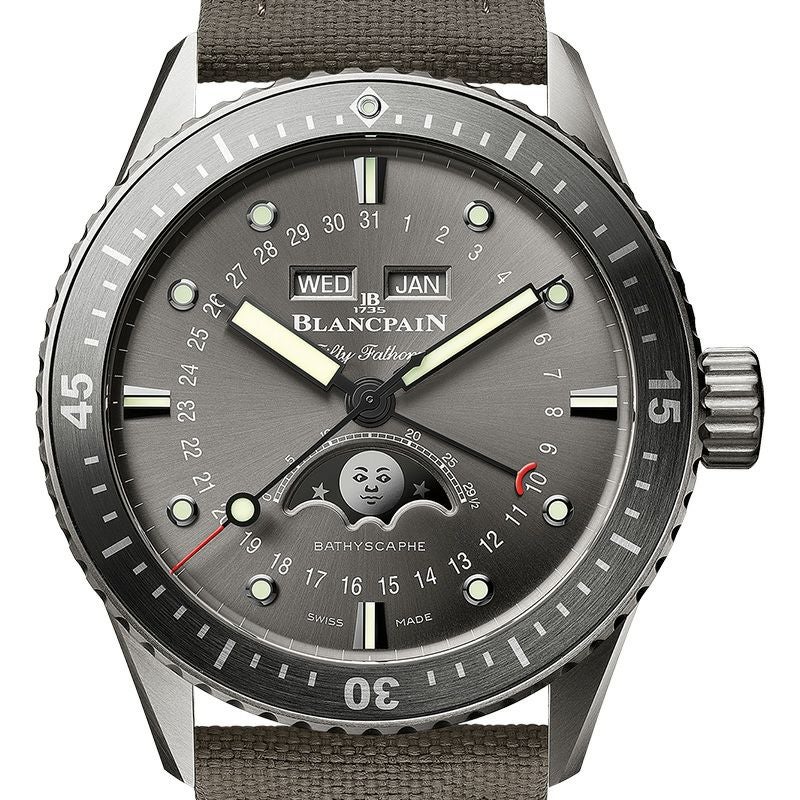 BLANCPAIN FIFTY FATHOMS BATHYSCAPHE QUANTIEME COMPLET PHASES DE